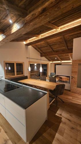 Køkken eller tekøkken på Appartement Oberschernthann