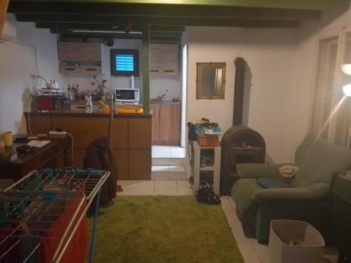 Kuchyň nebo kuchyňský kout v ubytování Peacefull retreat