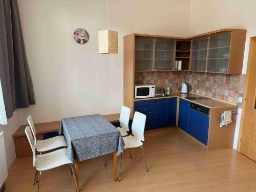Kuchyň nebo kuchyňský kout v ubytování Apartment Anna Harrachov central