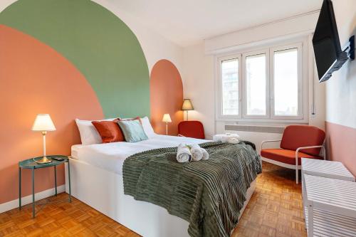 S&M Apartments- Urban stripes 2 Bedrooms near underground M2 and Navigli Milano
