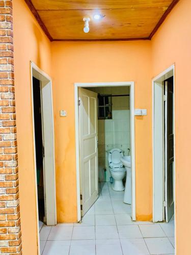 Koupelna v ubytování Sabel's Retreat