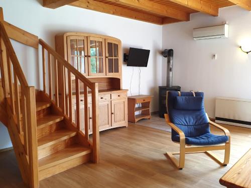 Posezení v ubytování Natur Ferienpark 5 - Ferienhaus Typ A