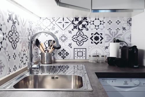 Køkken eller tekøkken på ANDREA