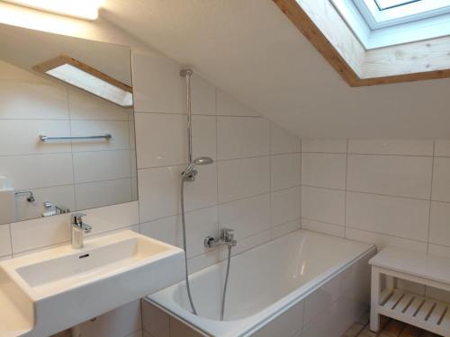 Koupelna v ubytování Hillside Apartments Bad Kleinkirchheim