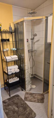 Ένα μπάνιο στο Stuga "Solgläntan"