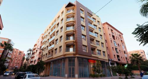 Το κτήριο όπου στεγάζεται  το ξενοδοχείο διαμερισμάτων