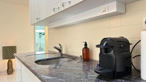 - un comptoir de cuisine avec un évier et un presse-agrumes dans l'établissement Cave Suite, à Zurich