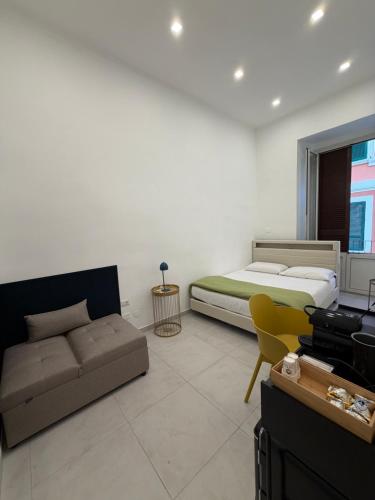 Postel nebo postele na pokoji v ubytování Dimora Merliani