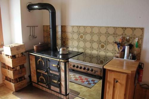 Η κουζίνα ή μικρή κουζίνα στο Alpe Monte Massella