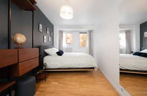 Elégant Apartment pour 2 - Centre ville Toulouse - Parking Privé - 5 min Métro & Gare Matabiau