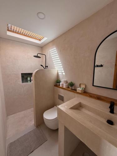 Koupelna v ubytování Villa Yeguna