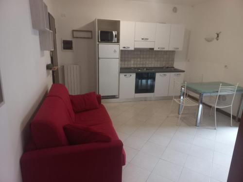 Kuchyň nebo kuchyňský kout v ubytování Residenza Caniana