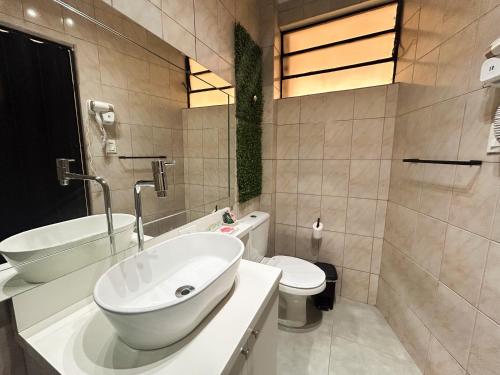 Koupelna v ubytování AP Smart Downtown