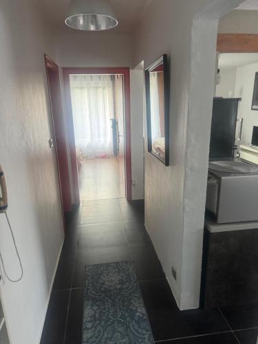 Η κουζίνα ή μικρή κουζίνα στο Appartement T2 dans une résidence avec une place de parking privée gratuite