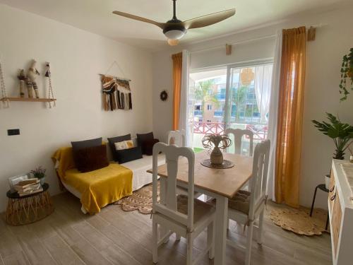 Posezení v ubytování Portitxol, fantástico apartamento