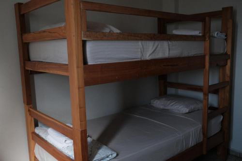 a bunk bed room with two bunk beds in a room at apart-hotel alessia in Santiago