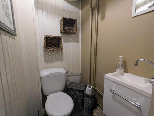 Koupelna v ubytování les piperiens