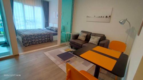 Ένα ή περισσότερα κρεβάτια σε δωμάτιο στο Antani Suite