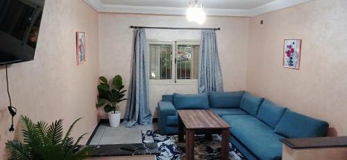 Χώρος καθιστικού στο séjour à MARRAKECH