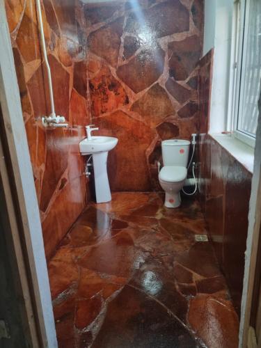 Koupelna v ubytování Kenya Retreat