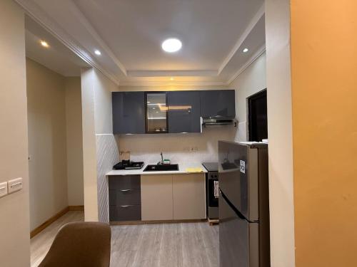 Cuisine ou kitchenette dans l'établissement BenRoche place