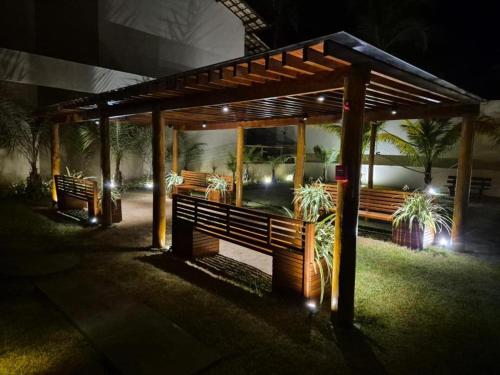 Ein Garten an der Unterkunft Guarajuba Flat Acqua 103