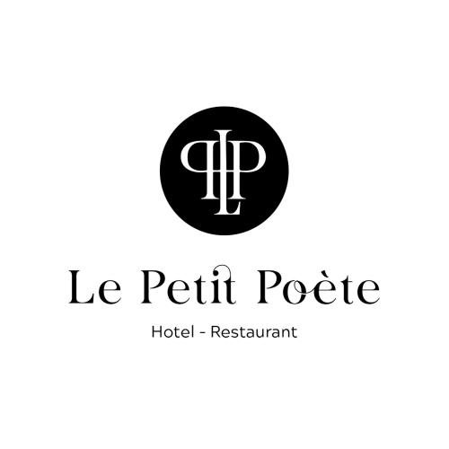 Un logotipo para el restaurante del hotel Le Patric en Hôtel Le Petit Poète, en Echternach