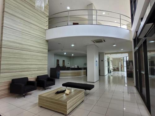 Χώρος καθιστικού στο Flat 1106 próximo à praia - Condomínio Biarritz