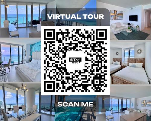 Ένα ή περισσότερα κρεβάτια σε δωμάτιο στο Dreamy Beachside Living - Direct Oceanview 2BR 2BA for the Perfect Escape