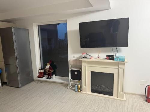 Μια τηλεόραση ή/και κέντρο ψυχαγωγίας στο Casa Bariera Valcii