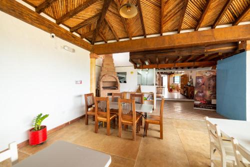 Khu vực ghế ngồi tại Hotel Santa Laura