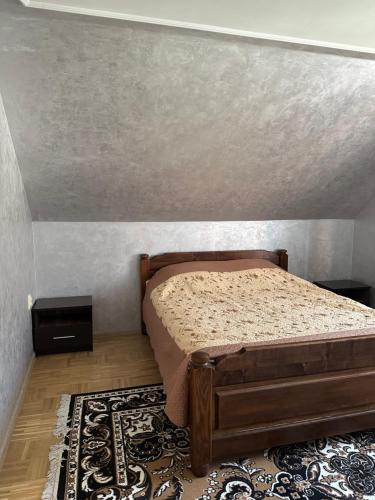 Postel nebo postele na pokoji v ubytování House Bubniv