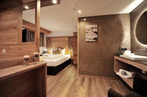 Et badeværelse på Apart Almrausch