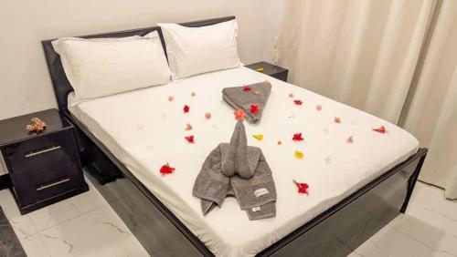 Postel nebo postele na pokoji v ubytování Sumaku Villa Zanzibar