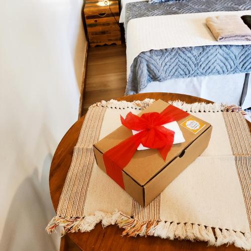 Postel nebo postele na pokoji v ubytování Villa Barroca Lofts