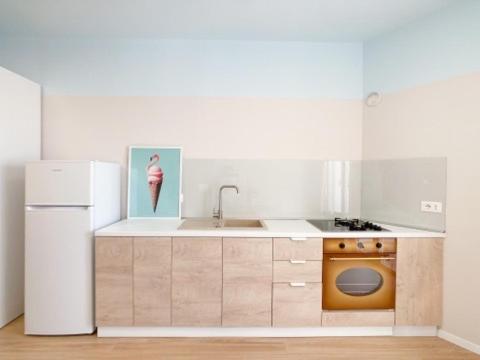 Η κουζίνα ή μικρή κουζίνα στο PROMO SEASON Cozy Apartment - SEA VIEW