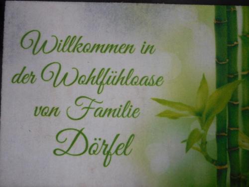 a sign that says wilderness in der wilderness van female dreck at Komfortable Ferienwohnung In Waase Mit Garten in Ummanz