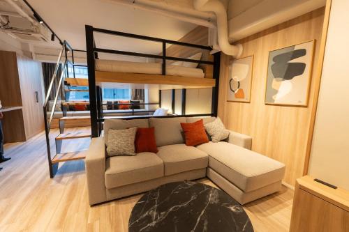 Postel nebo postele na pokoji v ubytování TC80 Ueno Building - Vacation STAY 74109v