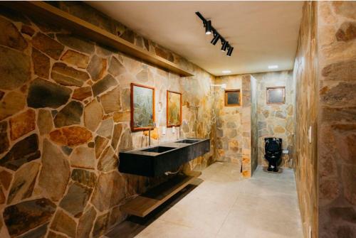 Ένα μπάνιο στο Casa Charme Eco Luxury Charm Hotel & Events