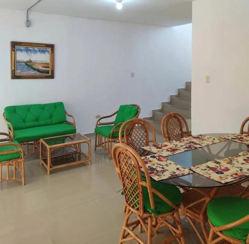 Χώρος καθιστικού στο Villas Guayanamar