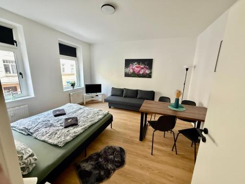 Istumisnurk majutusasutuses Modern Living Leipzig - Wohnung in Lindenau