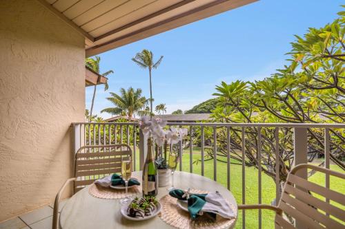 En balkon eller terrasse på Napili Shores F248
