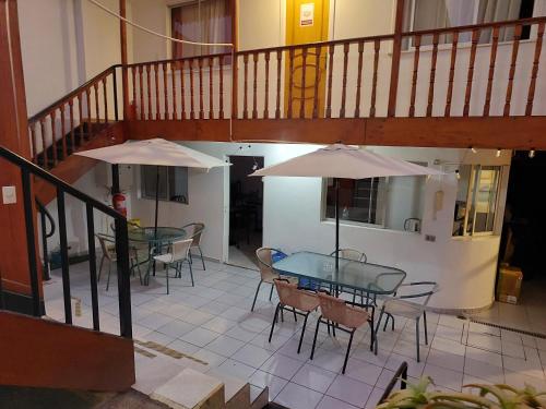 Αίθριο ή υπαίθριος χώρος στο Hostal aleja