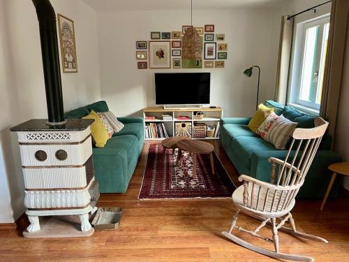 Et tv og/eller underholdning på La maison d'Yvonne