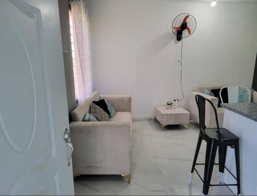 Posezení v ubytování Desconecta para volver a conectar