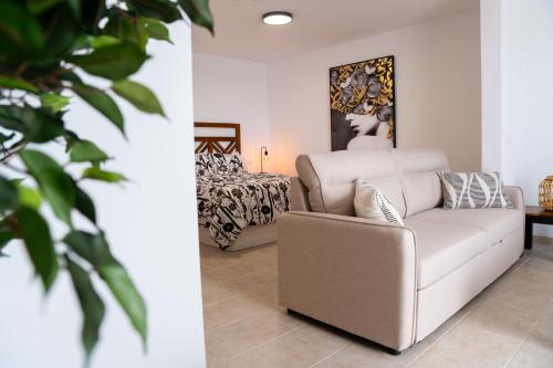 Posezení v ubytování Entre volcanes