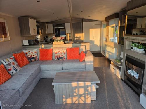 Η κουζίνα ή μικρή κουζίνα στο Wemyss Bay Seaview Sanctuary