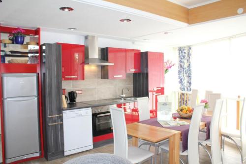 Kuchyň nebo kuchyňský kout v ubytování Ferienwohnung Vulkaneifel