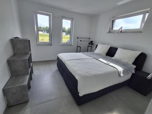 Postel nebo postele na pokoji v ubytování Natur Oase 1