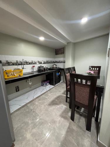 Kuchyň nebo kuchyňský kout v ubytování Hogar Mesco